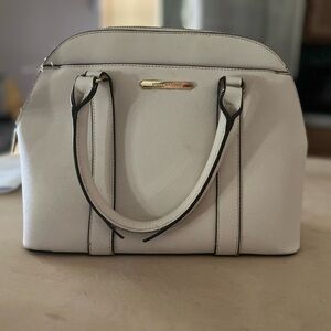 Steve Madden Cream Satchel Bag